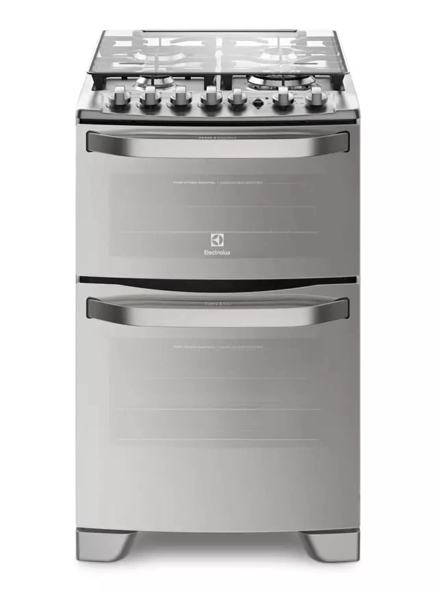 COCINA A GAS 4 QUEMADORES 56DXA INOX - 1