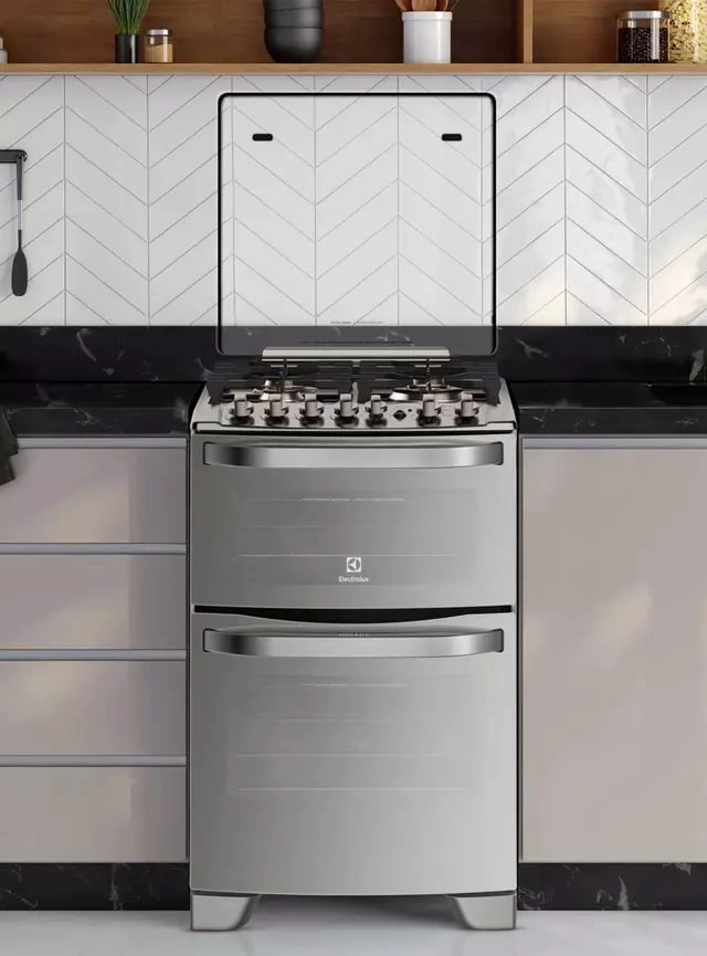 COCINA A GAS 4 QUEMADORES 56DXA INOX - 3
