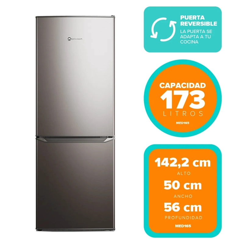 REFRIGERADOR MADEMSA  MED165 166 LTS - 4