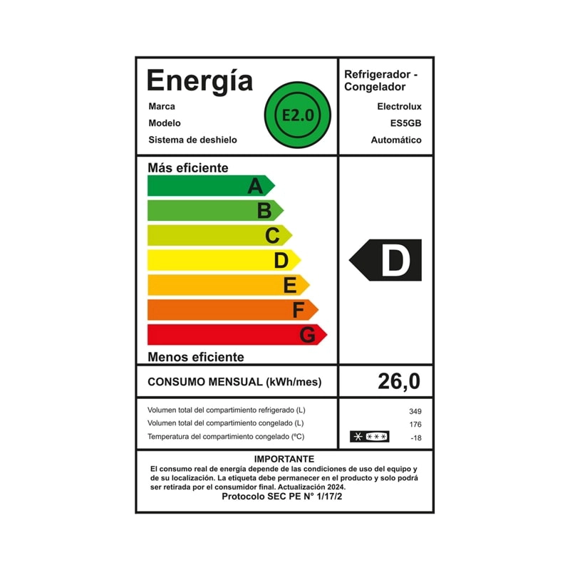 REFRIGERADOR SIDE BY SIDE  ELECTROLUX  ES5 - 5