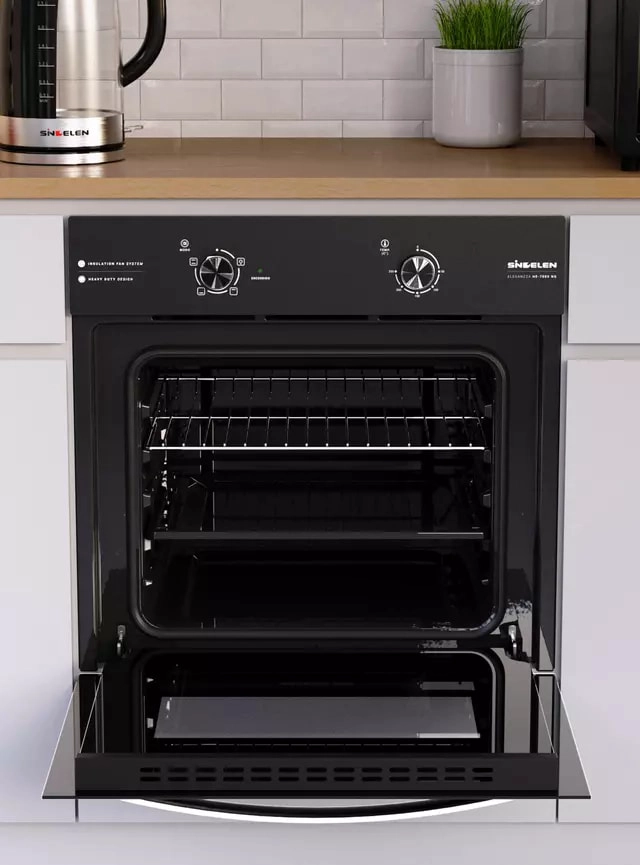 HORNO EMPOTRABLE SINDELEN 59 LITROS HE-7000NG NEGRO - 5