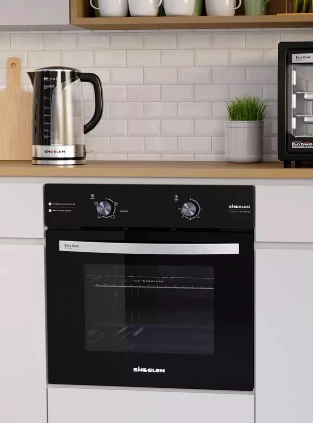 HORNO EMPOTRABLE SINDELEN 59 LITROS HE-7000NG NEGRO - 4