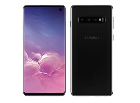 CELULAR SAMSUNG GALAXY S10+, 128GB, NO DUAL, 4G, CERAMIC BLACK-REACONDICIONADO - 1