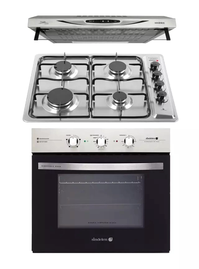 KIT EMPOTRABLE SINDELEN  HORNO + ENCIMERA + CAMPANA KIT-138 - 1