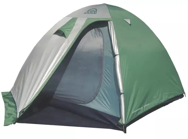 CARPA DOITE 4 PERSONAS ANDINA DOMO VERDE CON GRIS - 1