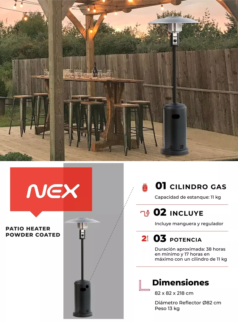 PATIO HEATER POWDER COAT NEX - 7