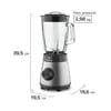 LICUADORA  MADEMSA 1.95 LITROS INOX MBL50 - 2