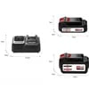 KIT 2 BATERIAS  UBERMANN 2 AH/4AH 20V + CARGARDOR SIMPLE - GENERACION BRUSHLESS - 4