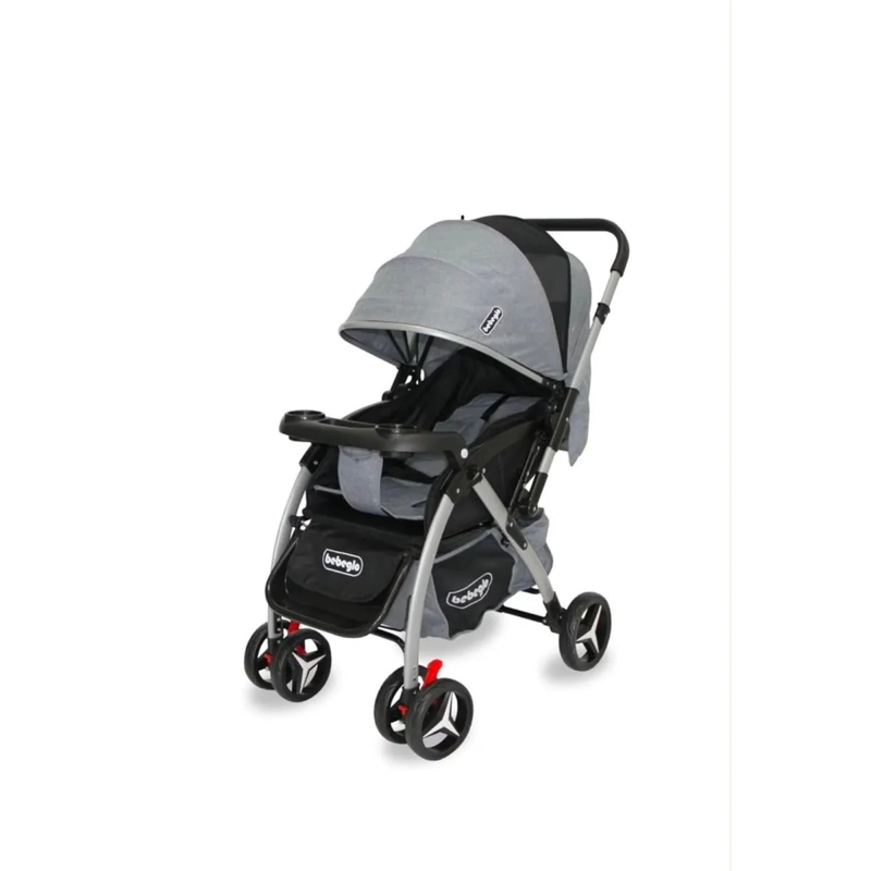 COCHE CUNA BEBEGLO ATLAS RS-13806 GRIS - 1