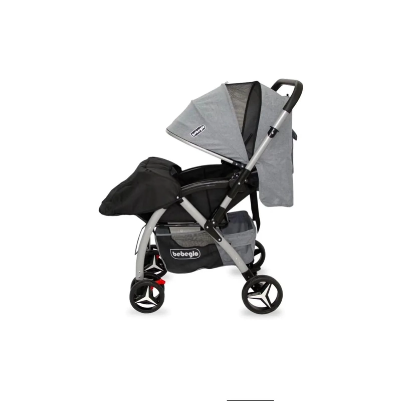 COCHE CUNA BEBEGLO ATLAS RS-13806 GRIS - 2