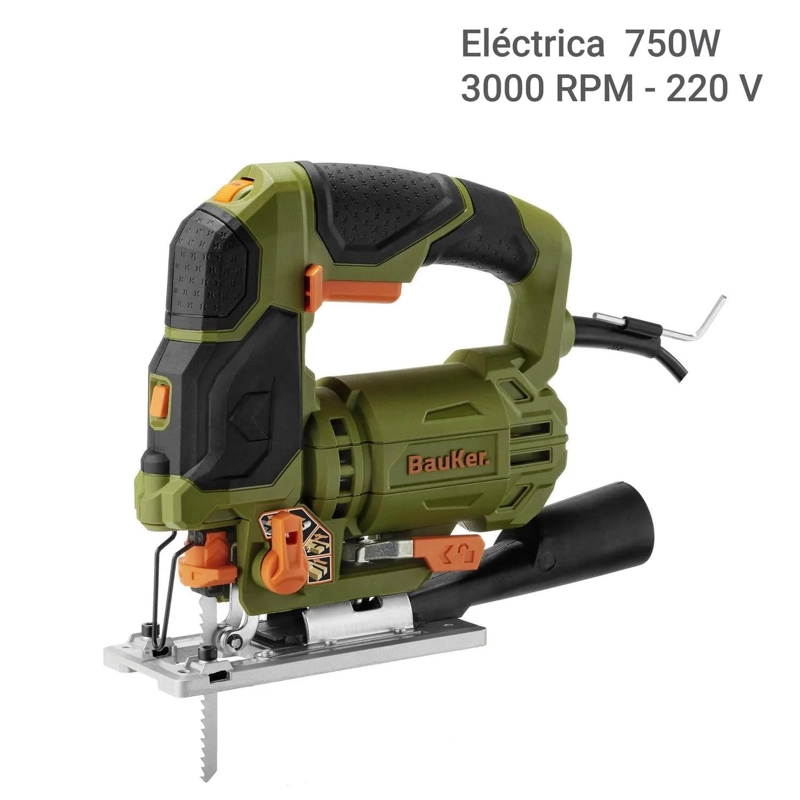 SIERRA CALADORA ELE CTRICA 750W BAUKER - 1