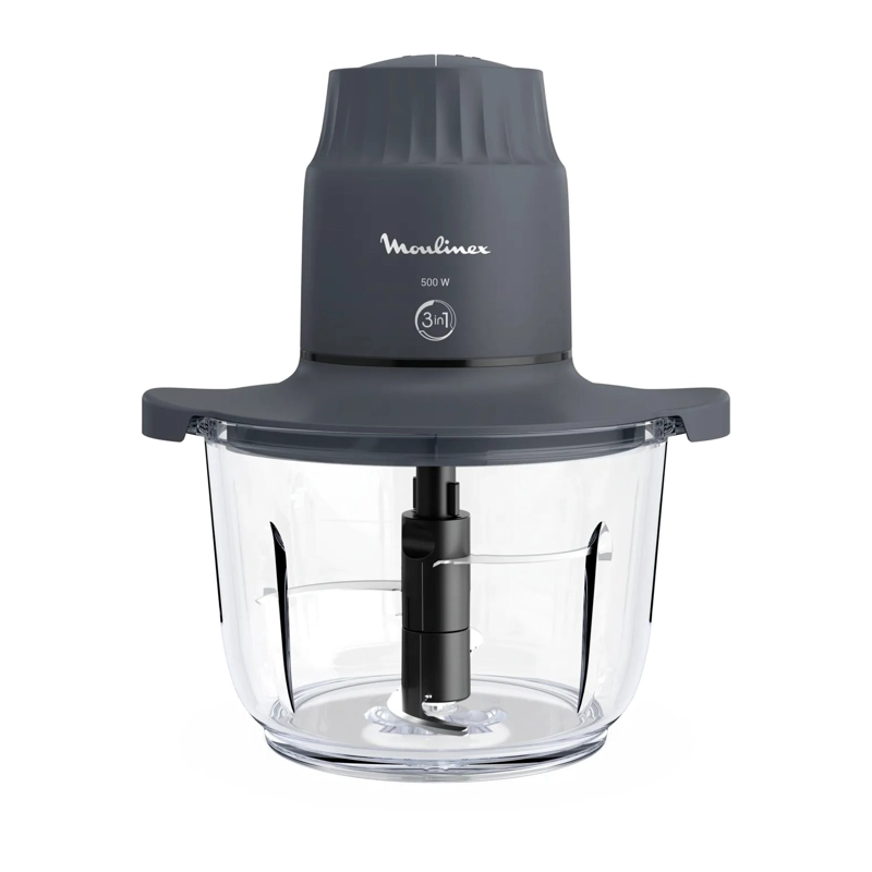 PICADORA MOULINEX DJ602110 CHOPPEO 3 EN 1, CAJA CON DESGASTES. - 2