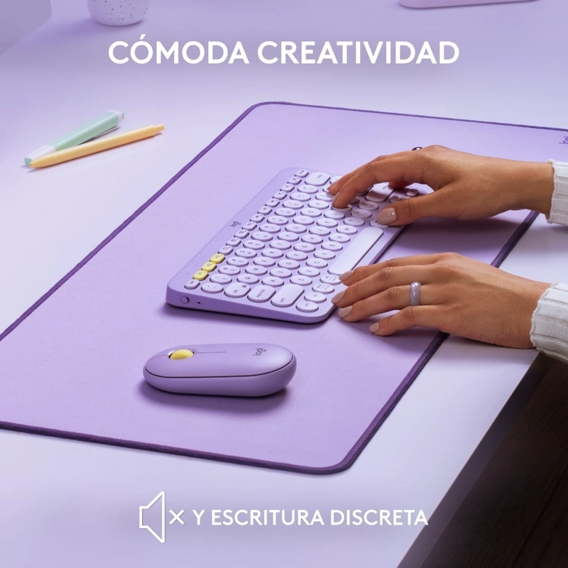 TECLADO LOGITECH K380-MORADO (CAJA CON DETALLES-OPENBOX) - 2