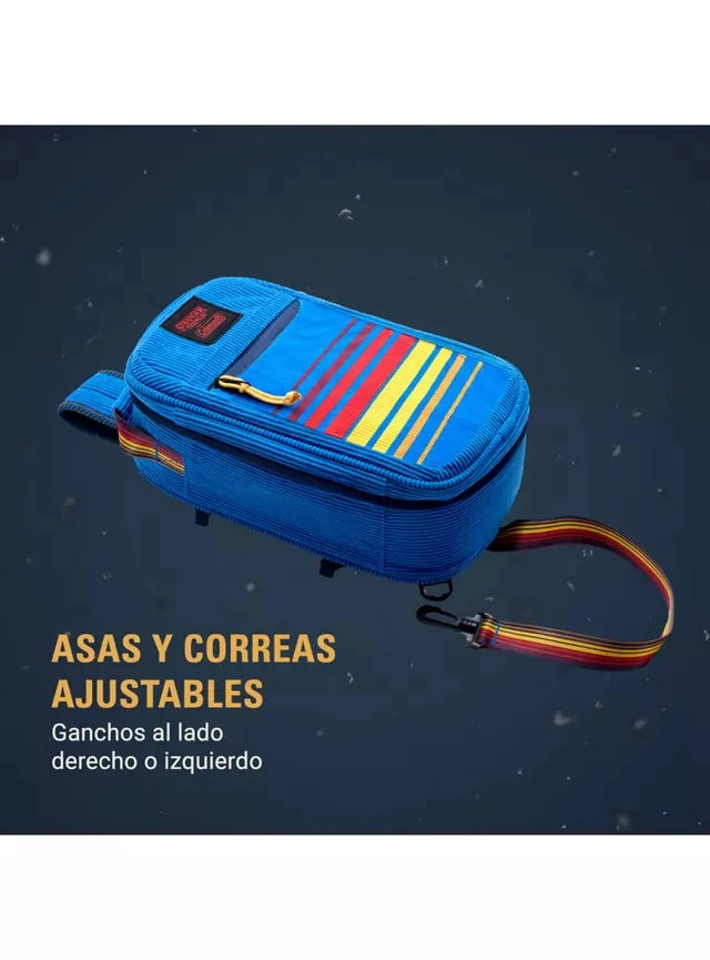 SOFT COOLER STRANGER THINGS 6 LATAS AZUL COLEMAN - 2