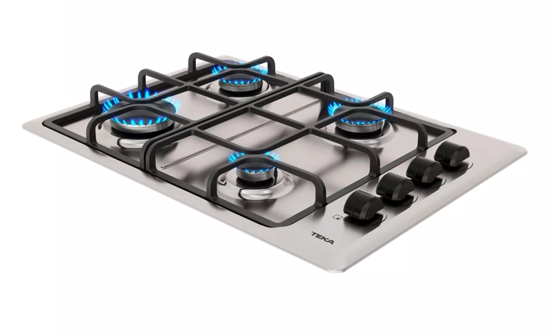 KIT EMPOTRABLE HORNO ELE CTRICO HBB5360FBK + ENCIMERA A GAS HLX540KBB0C + CAMPANA TL6310  TEKA INOX. - 2