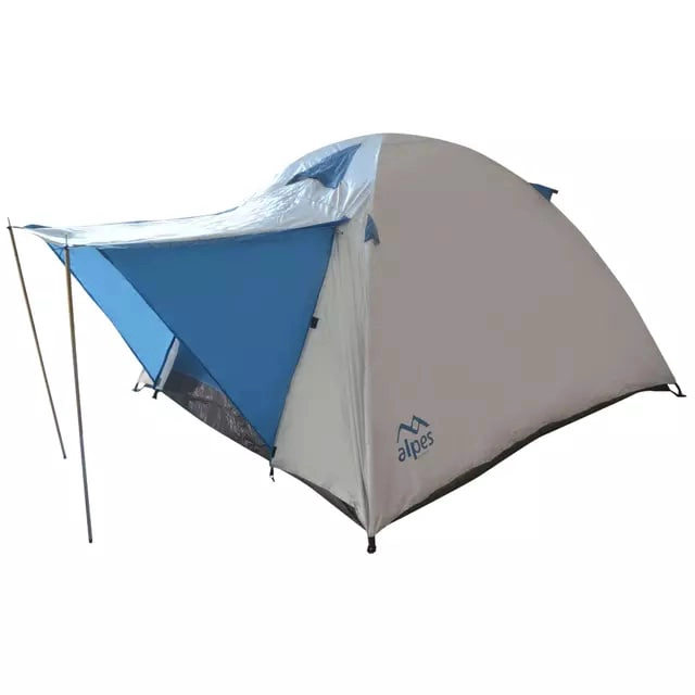 CARPA 4P ALUMINIZADA IGUAZU ALPES 210 X 210 X 130 CM AZUL - 2