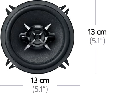 PARLANTES DE 3 VIAS DE 13 CM SONY - 2