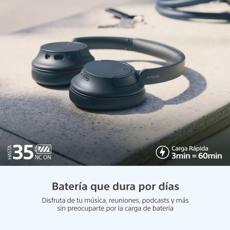 AUDIFONOS INALAMBRICOS SONY CON NOISE CANCELLING WH-CH720N AZUL - 2