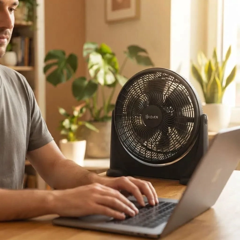 VENTILADOR PEDESTAL  LOVEN SOKKELBLÆSER 80W - 2