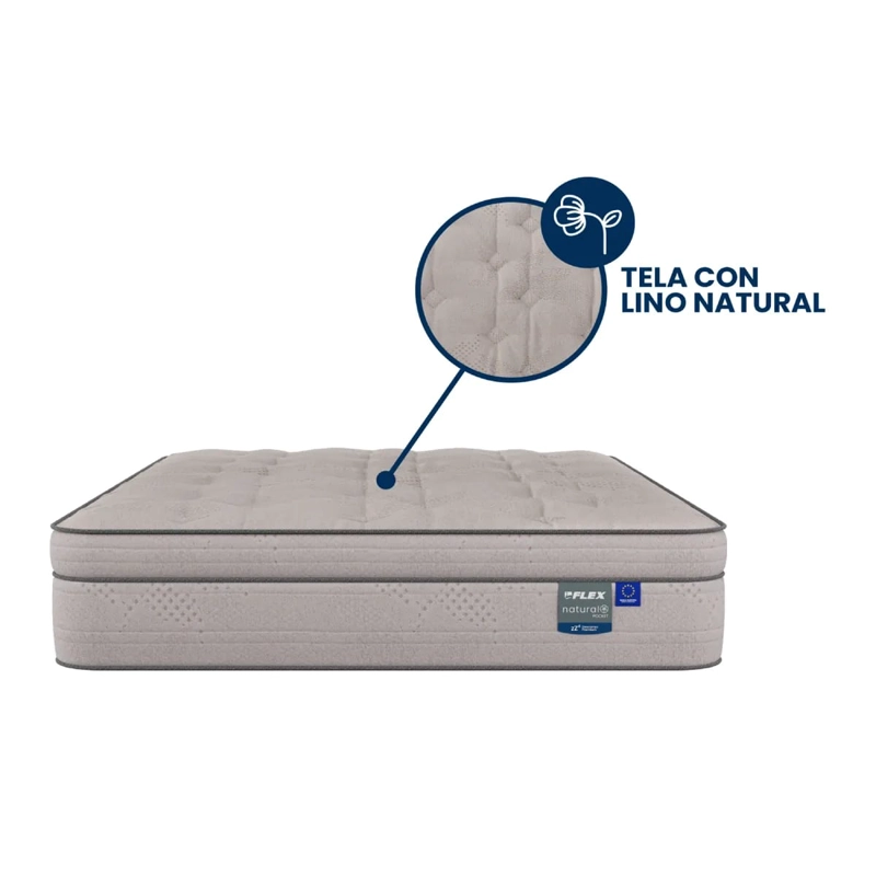 COLCHON FLEX  NATURAL POCKET 2P BX - 4
