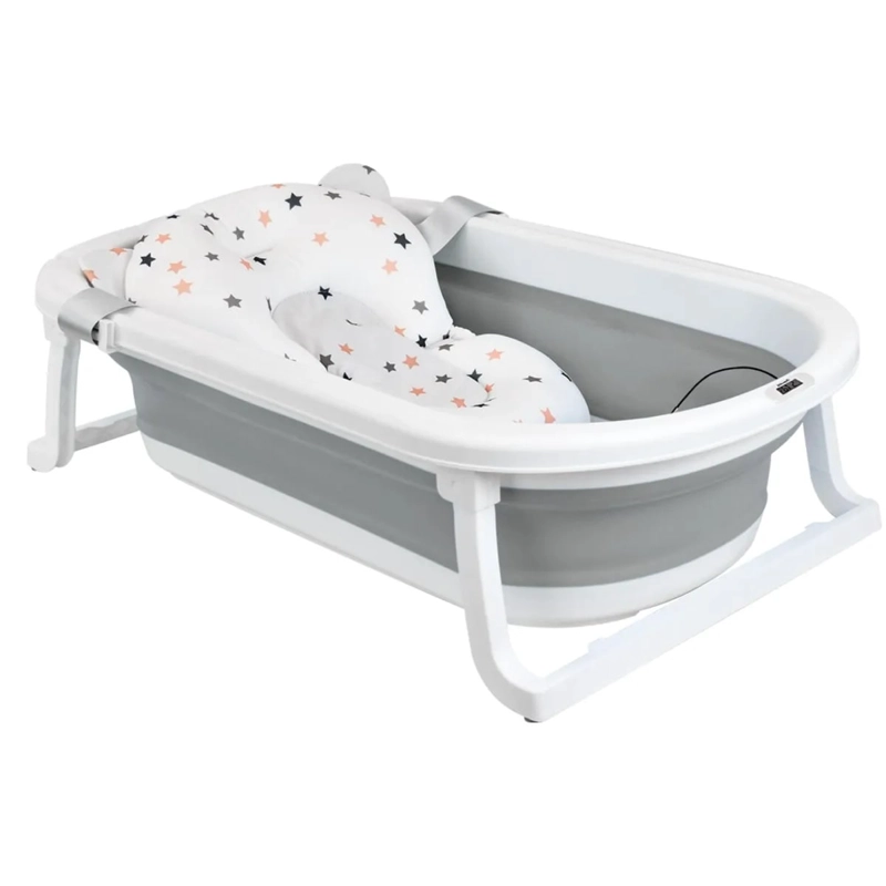 TINA PLEGABLE YAMP + COJIN POL GRIS - 1