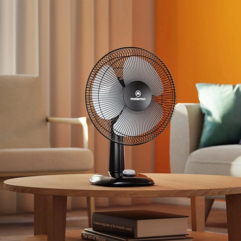 VENTILADOR MADEMSA SOBREMESA 40W 3 VELOCIDADES 16 PULGADAS - 3