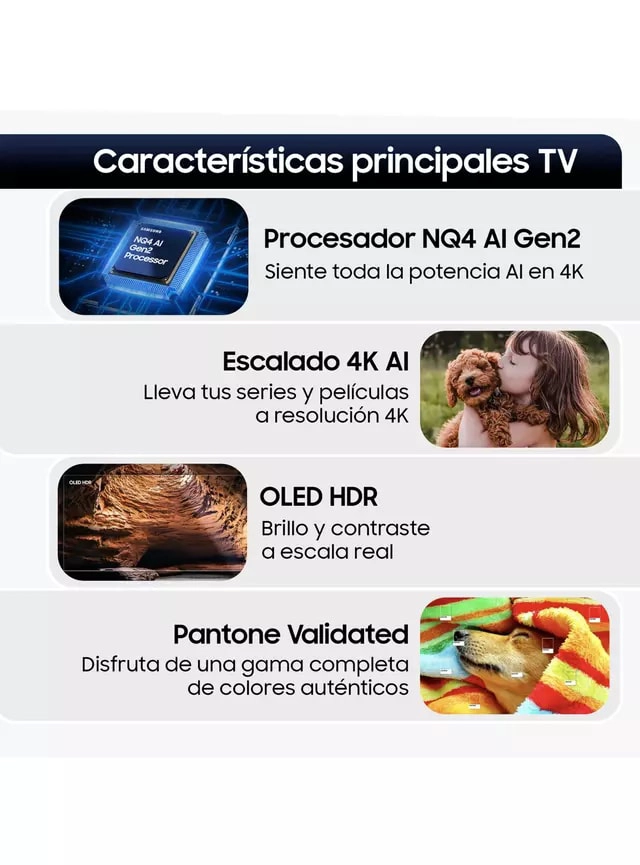 OLED SMART TV SAMSUNG 77' 4K VISION AI 2025 S85F - 3