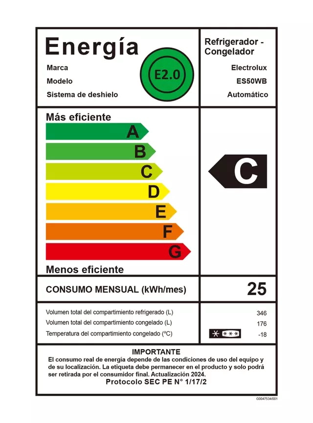 REFRIGERADOR SIDE BY SIDE NO FROST 522 LTSES50WB ELECTROLUX - 8