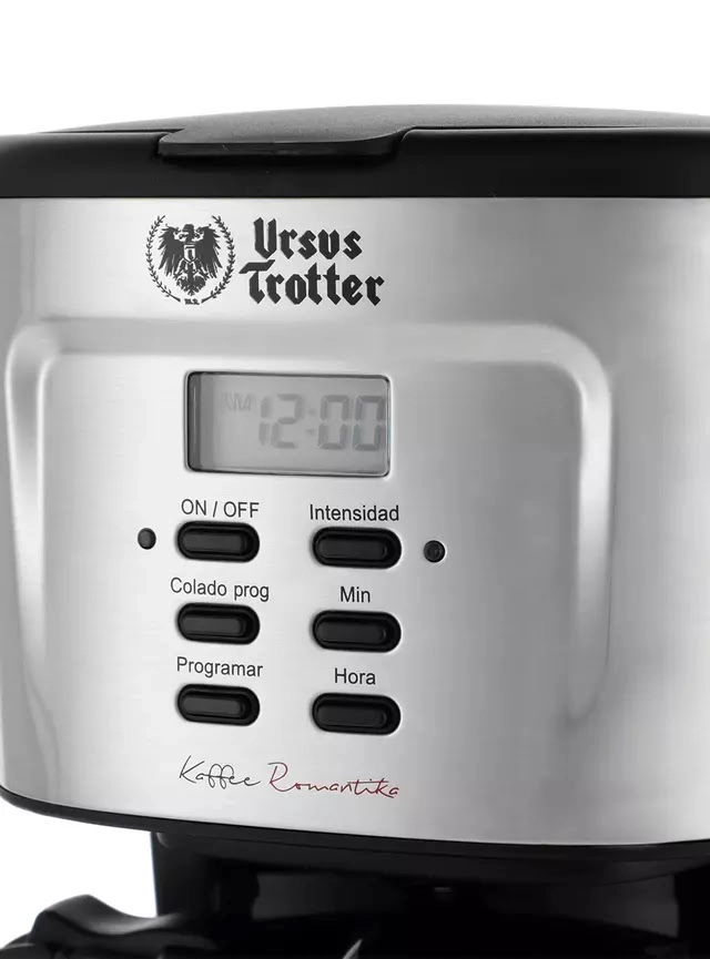 CAFETERA URSUS TROTTER DE FILTRO KAFFEEKLASSIK PLATEADO - 5