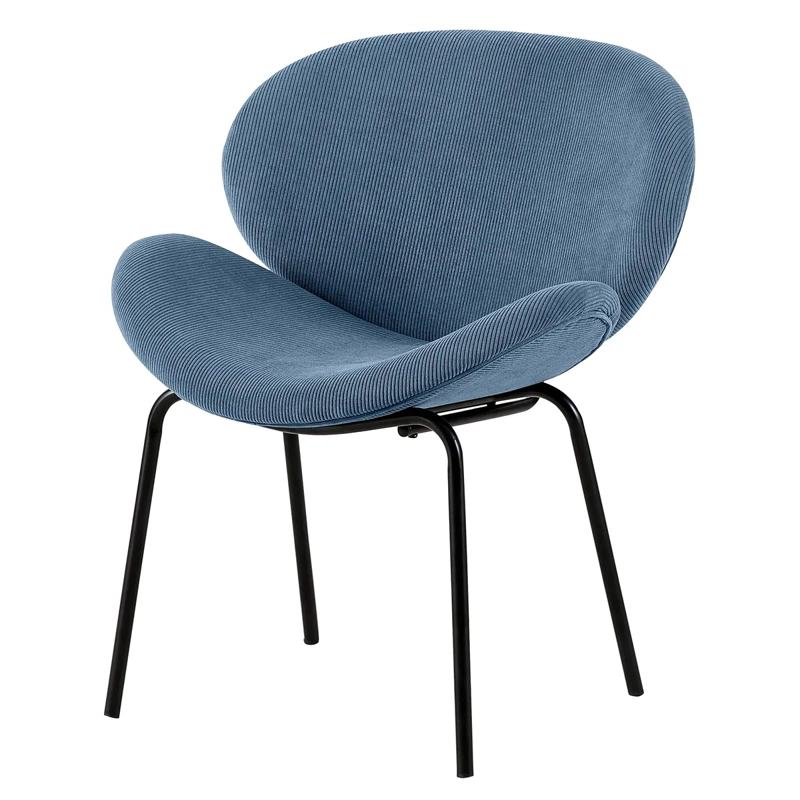 POLTRONA 1 CUERPO AZUL JUST HOME COLLECTION BOGARTE 62X62X76 - 1