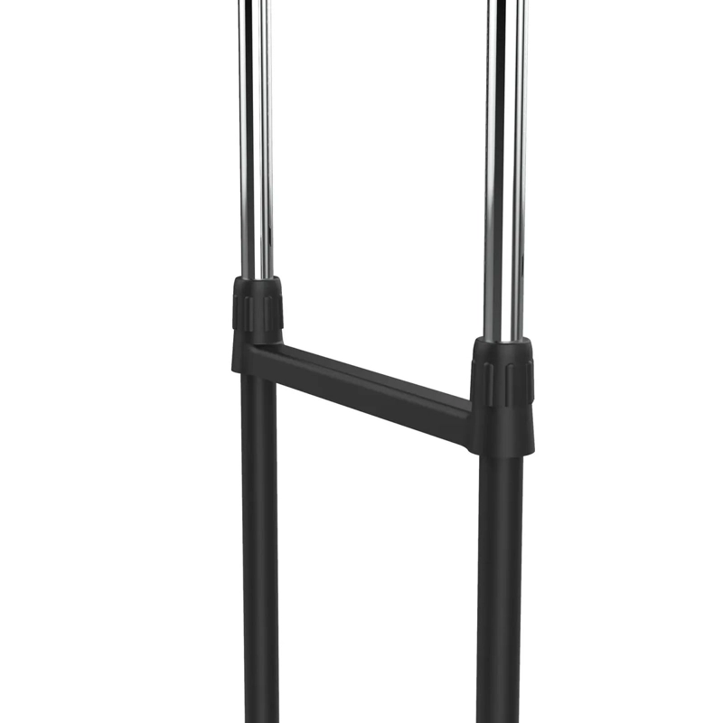 PERCHERO DOBLE BARRA CON RUEDAS JUST HOME COLLECTION METAL N - 3
