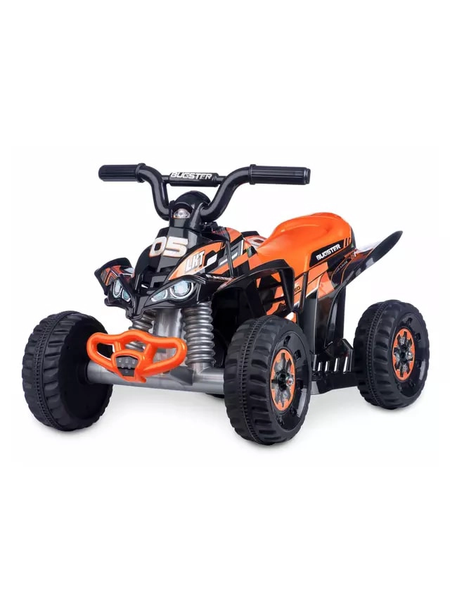 CUATRIMOTO 6V + BATERIA RECARGABLE + NARANJA - 2