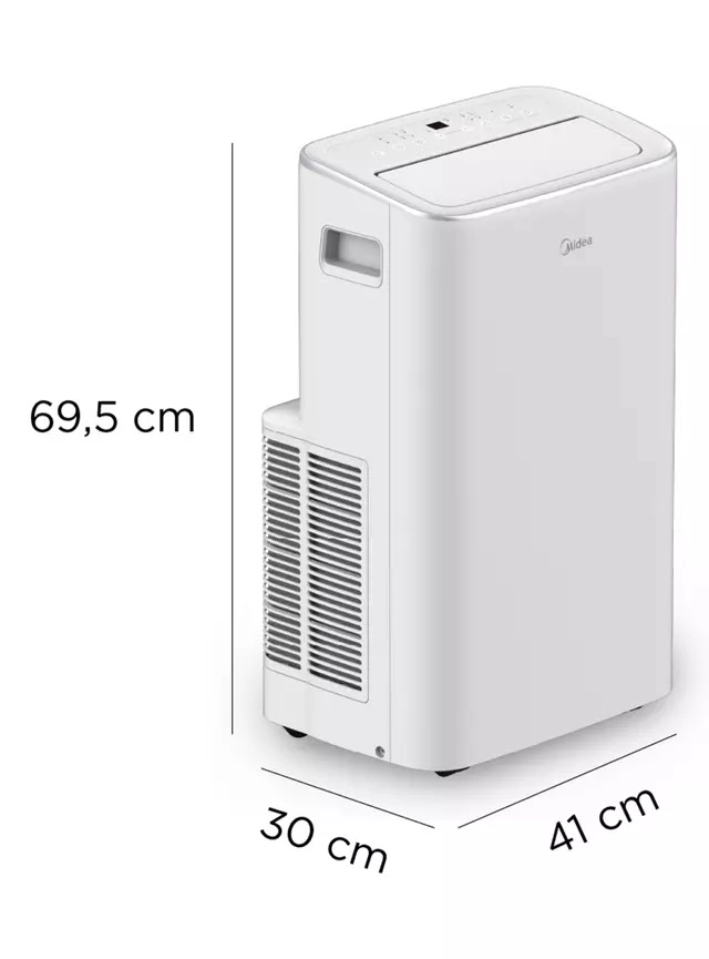 AIRE ACONDICIONADO PORTATIL MIDEA FRIO-CALOR BLANCO - 2