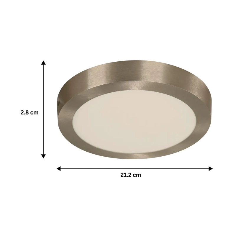 PLAFON LED MANZONI LN SATINADO JUST HOME COLLECTION - 4