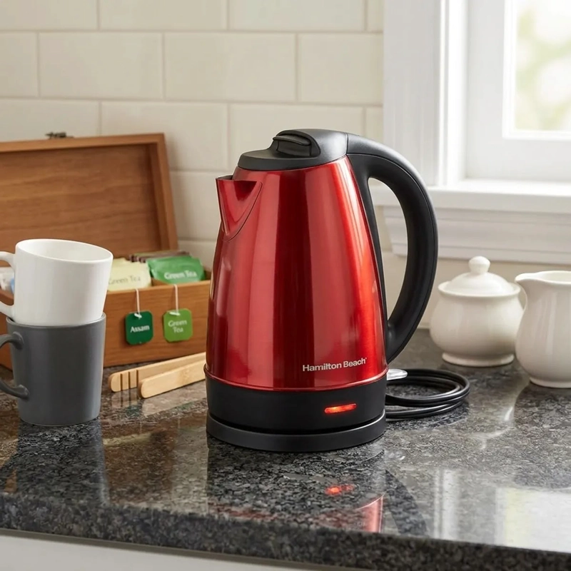 HERVIDOR 1.7 LTS HAMILTON BEACH HV40987CL ROJO - 5