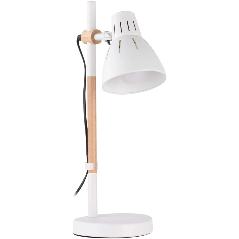 LAMPARA DE ESCRITORIO JUST HOME COLLECTION BLANCO BLANCO - 1