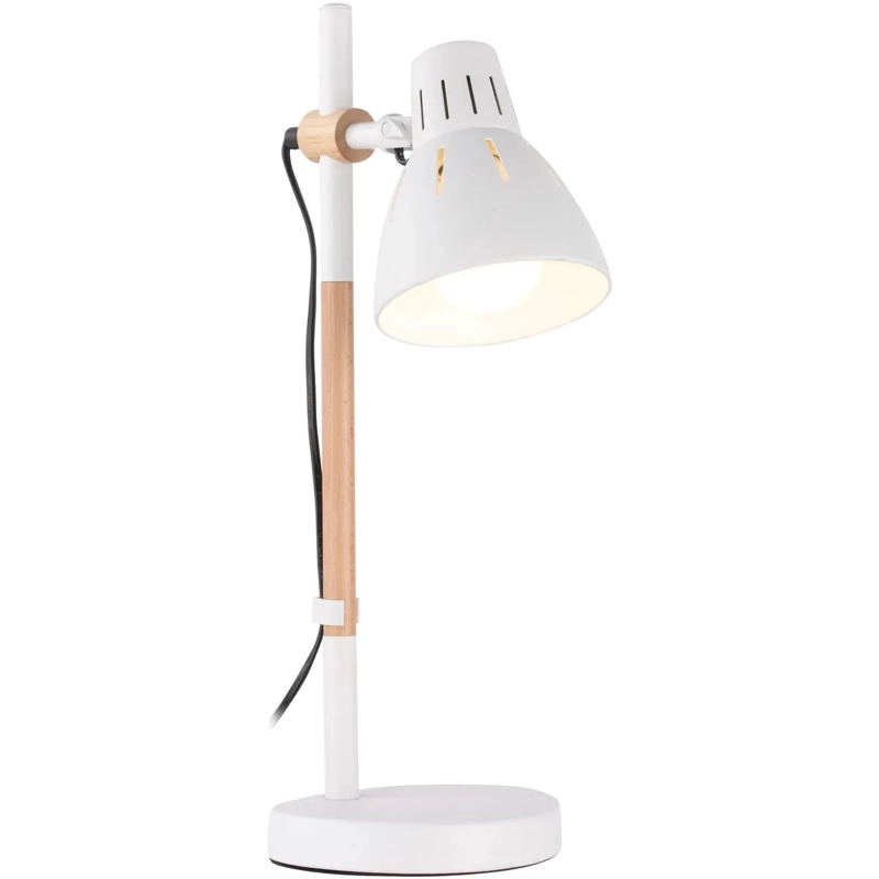 LAMPARA DE ESCRITORIO JUST HOME COLLECTION BLANCO BLANCO - 2