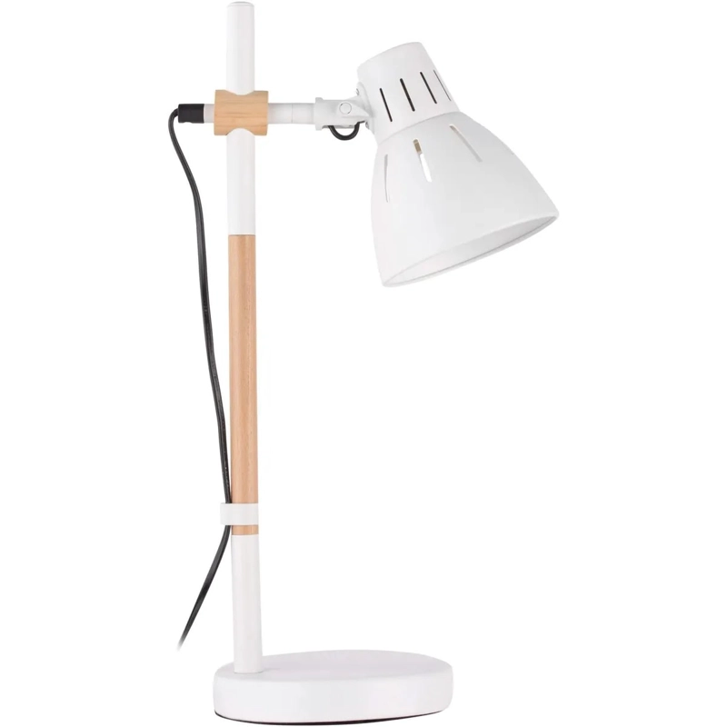 LAMPARA DE ESCRITORIO JUST HOME COLLECTION BLANCO BLANCO - 5