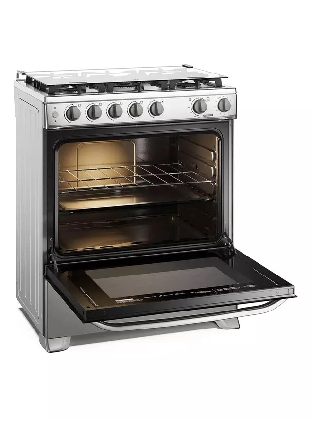COCINA A GAS 5 QUEMADORES ELECTROLUX FE5SXC ACERO INOX - 3