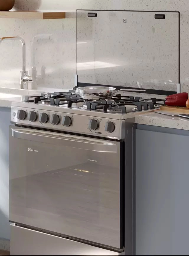 COCINA A GAS 5 QUEMADORES ELECTROLUX FE5SXC ACERO INOX - 5