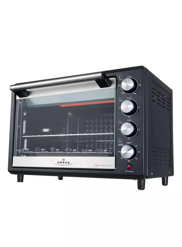 HORNO URSUS TROTTER ELE CTRICO 38 LITROS T-BACKOFEN NEGRO - 2