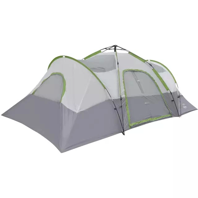CARPA AUTOARMABLE ATITLAN 420 X 220 CM DOITE 8P GRIS/VERDE - 6