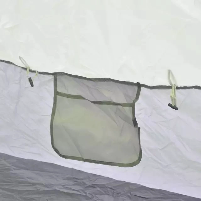 CARPA AUTOARMABLE ATITLAN 420 X 220 CM DOITE 8P GRIS/VERDE - 8