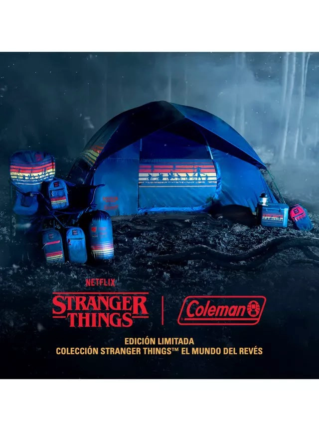 SACO DE DORMIR STRANGER THINGS COLEMAN 10°C AZUL - 3