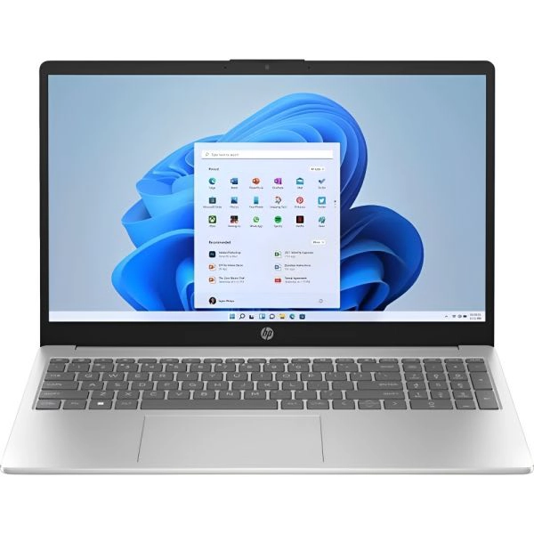 NOTEBOOK HP,15.6', RYZEN 7 7730U,16GB, 512GB, SILVER-OPEN BOX - 1