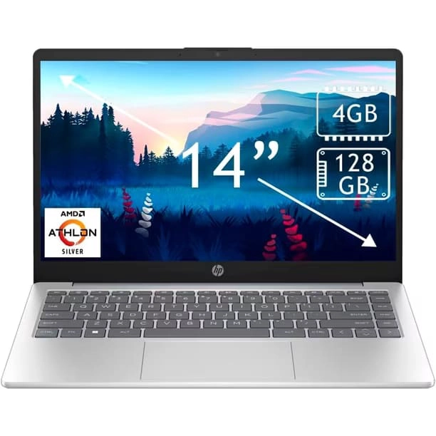 NOTEBOOK HP, 14' ATHLON 7120U 4GB 128GB MOONLIGHT-OPEN BOX - 3
