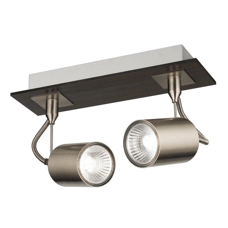 BARRA NEW MONTREAL 2 LUCES ACERO CASA BONITA LED GRIS - 1