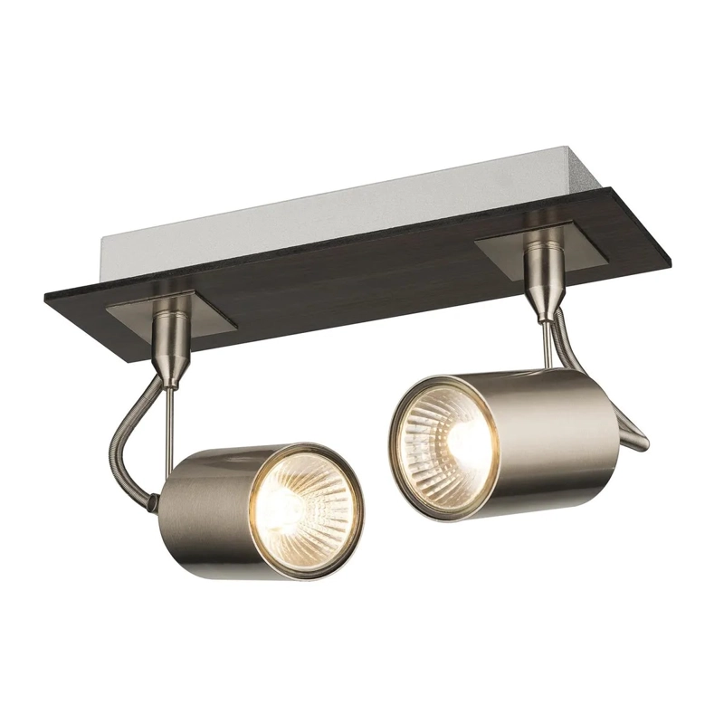 BARRA NEW MONTREAL 2 LUCES ACERO CASA BONITA LED GRIS - 2