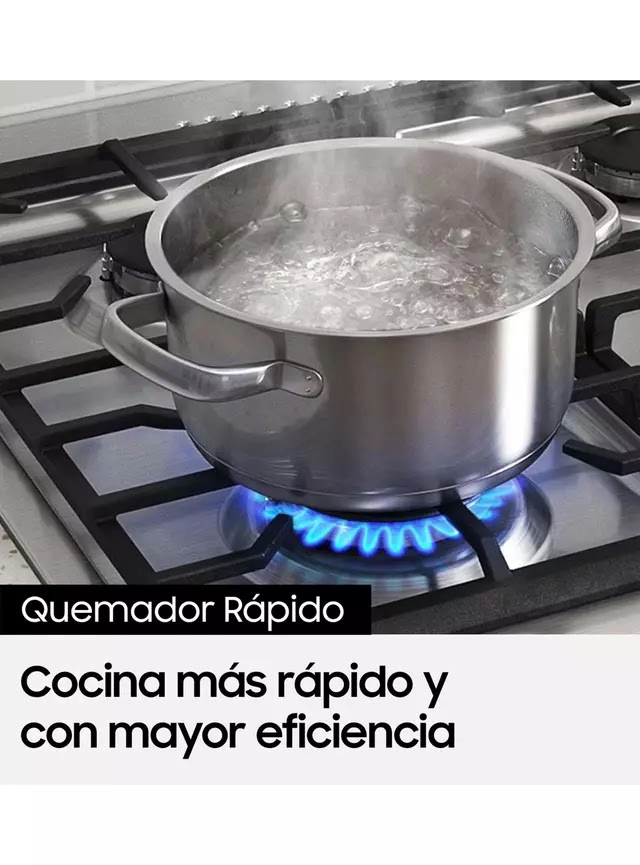 COCINA A GAS 5 QUEMADORES + OTRO QUEMADOR DE TRIPLE POTENCIA - 6