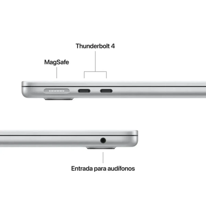 MACBOOK AIR 13, M5 W 10C CPU, 8C GPU, 16GB, 512GB SSD PLATA - 3